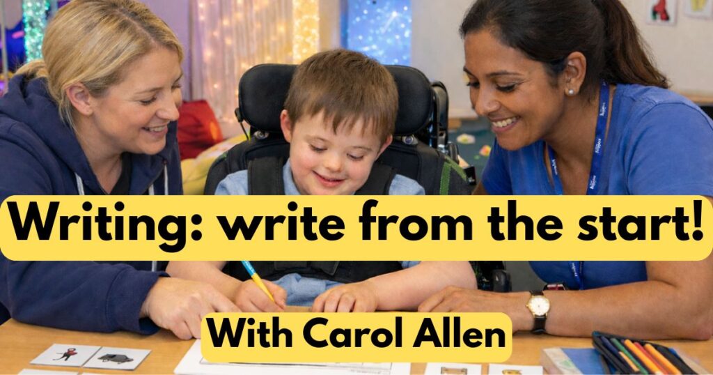 Writing: write from the start! - Hirstwood Training